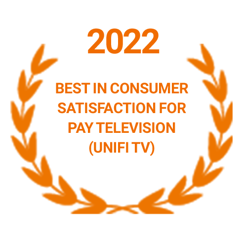 Best in Consumer Satisfaction for Pay television (Unifi TV)
