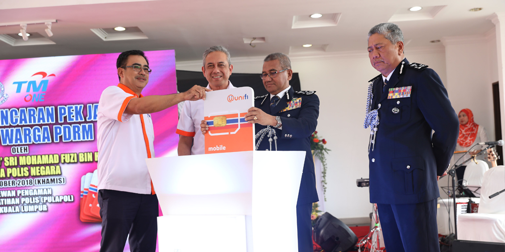 TM extends ‘JASA Pack’ unifi mobile plan to all PDRM officers & staff to support their digital lifestyle