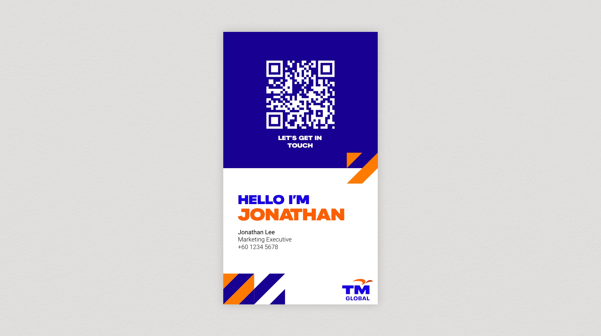 TM Global Digital Name Card