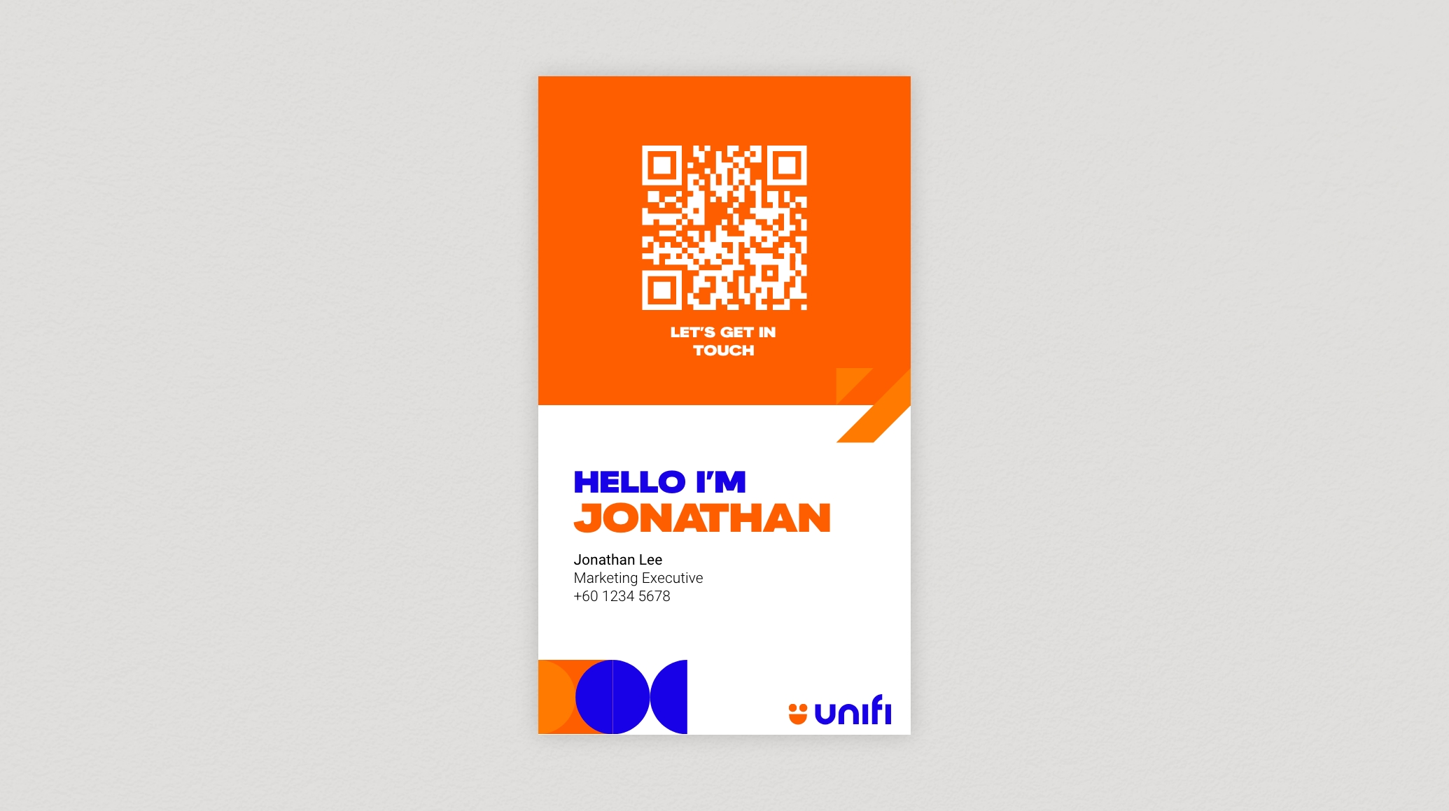 Unifi Digital Name Card