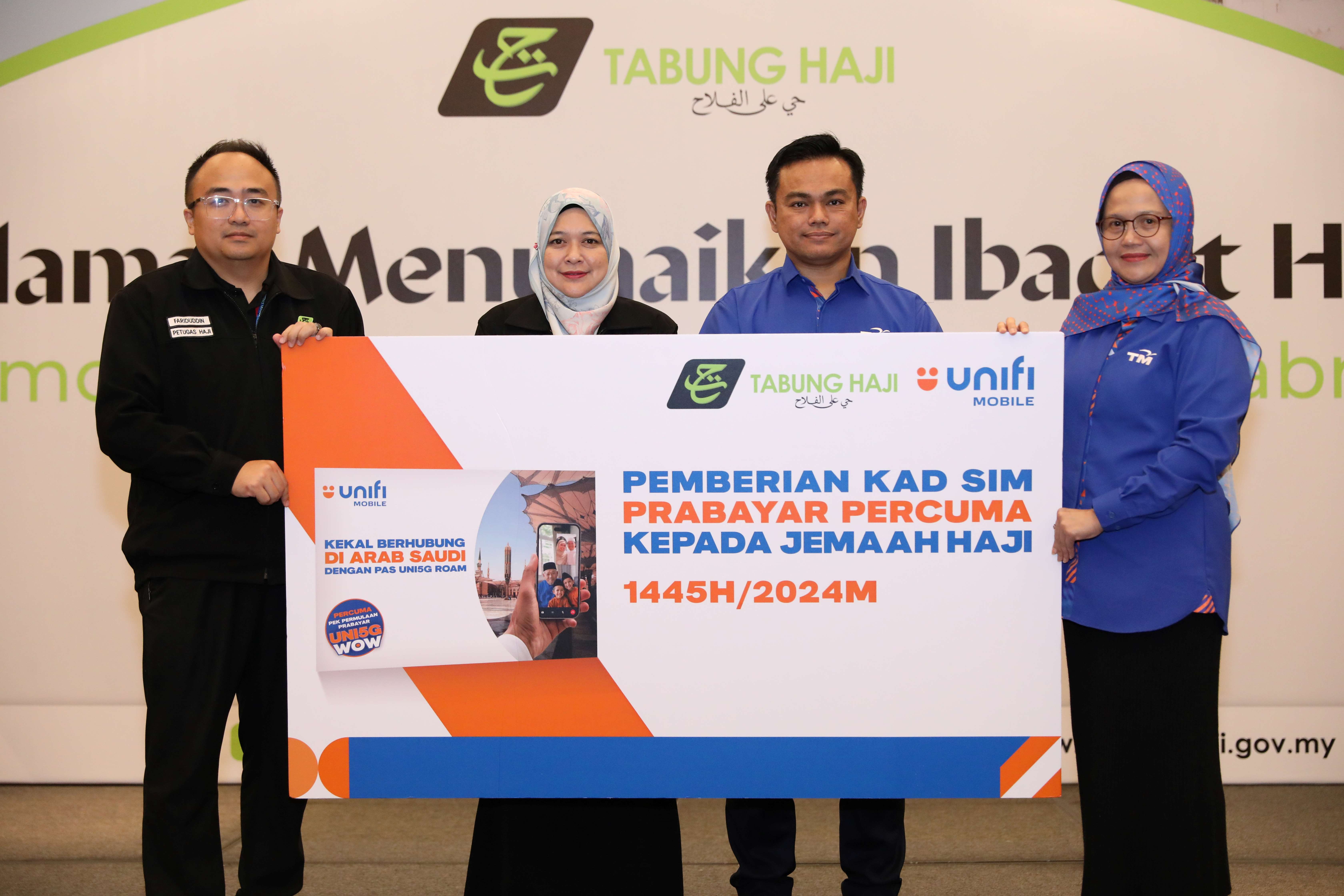 UNIFI MOBILE OFFERS 30K FREE SIM CARDS FOR MALAYSIAN  PILGRIMS FULFILLING THEIR HAJJ