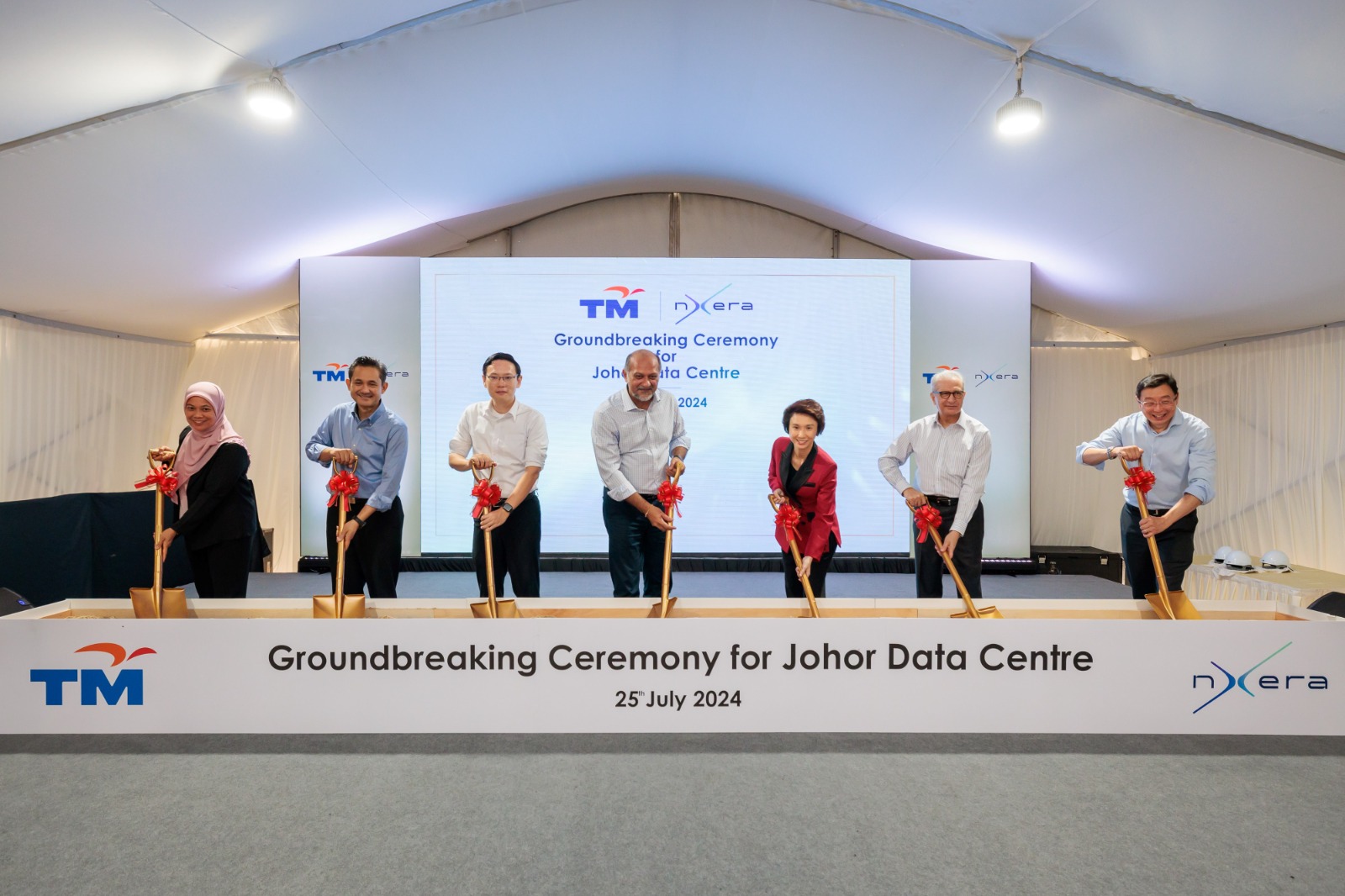 TM AND SINGTEL’S NXERA BREAK GROUND FOR SUSTAINABLE, HYPER-CONNECTED DATA CENTRE CAMPUS IN JOHOR