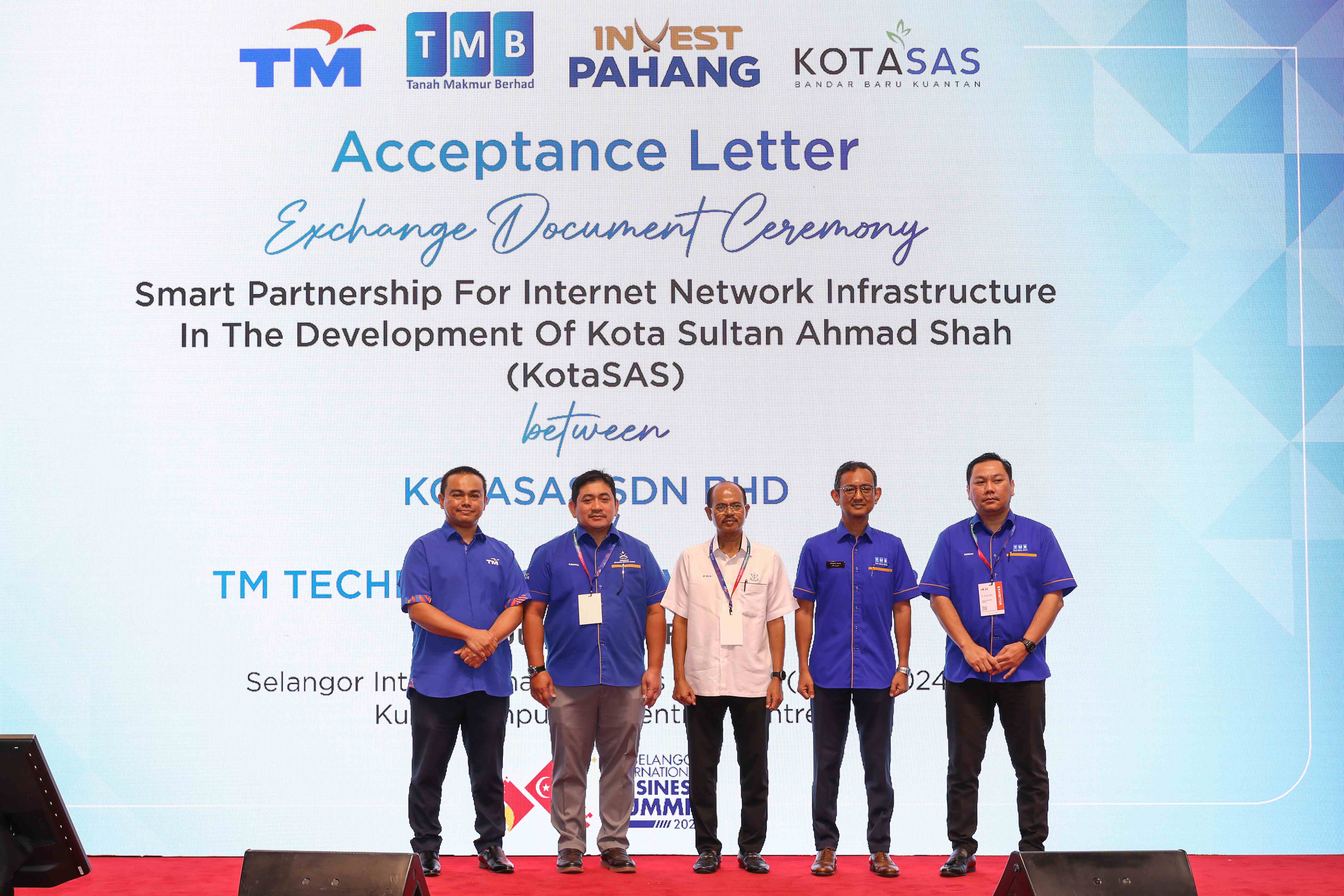 TM AND TANAH MAKMUR COLLABORATE TO BRING  HIGH-SPEED CONNECTIVITY TO FLAGSHIP KOTASAS DEVELOPMENT