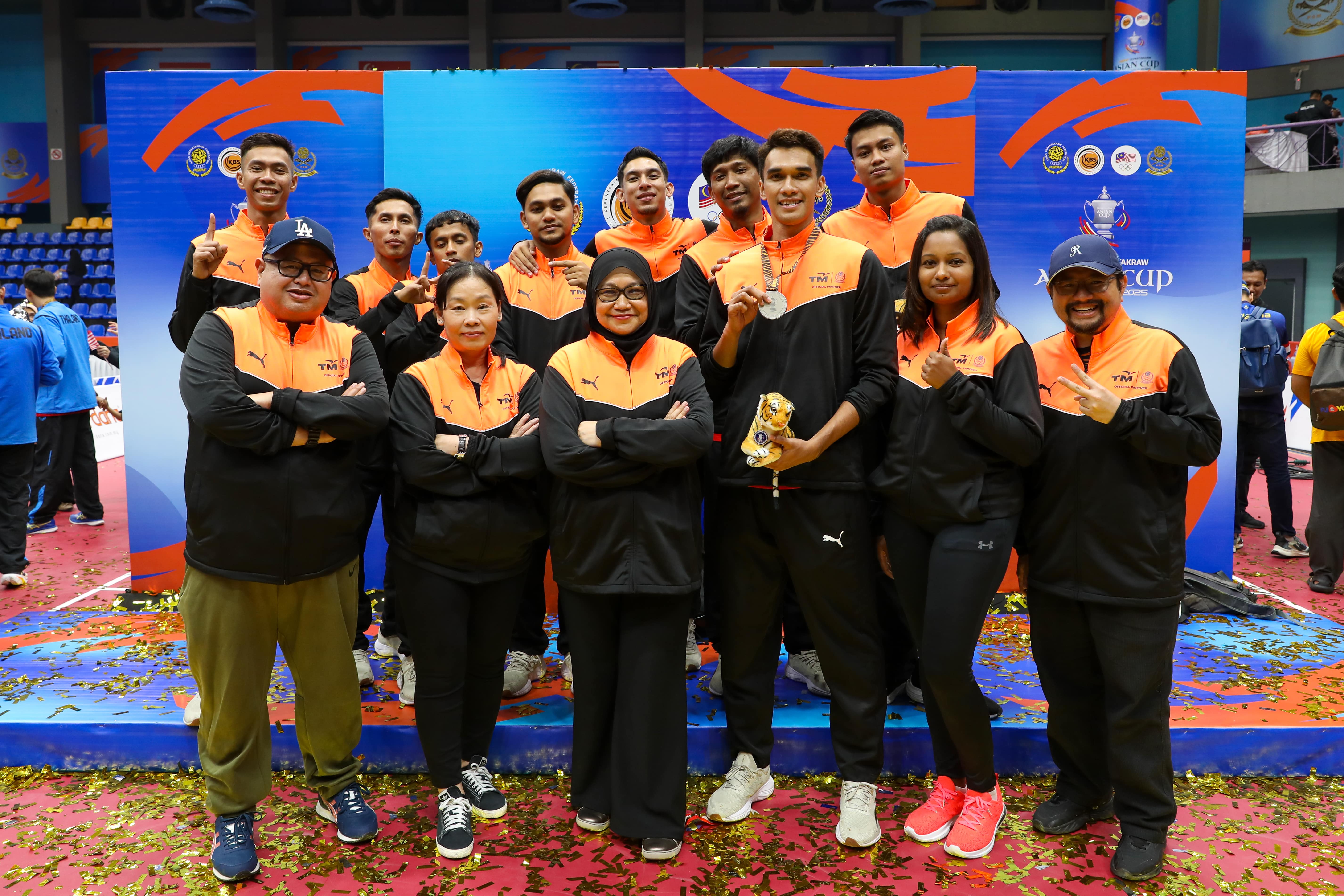 TM Congratulates National Sepak Takraw Team on Outstanding Performance at ASTAF Sepaktakraw Asian Cup 2025