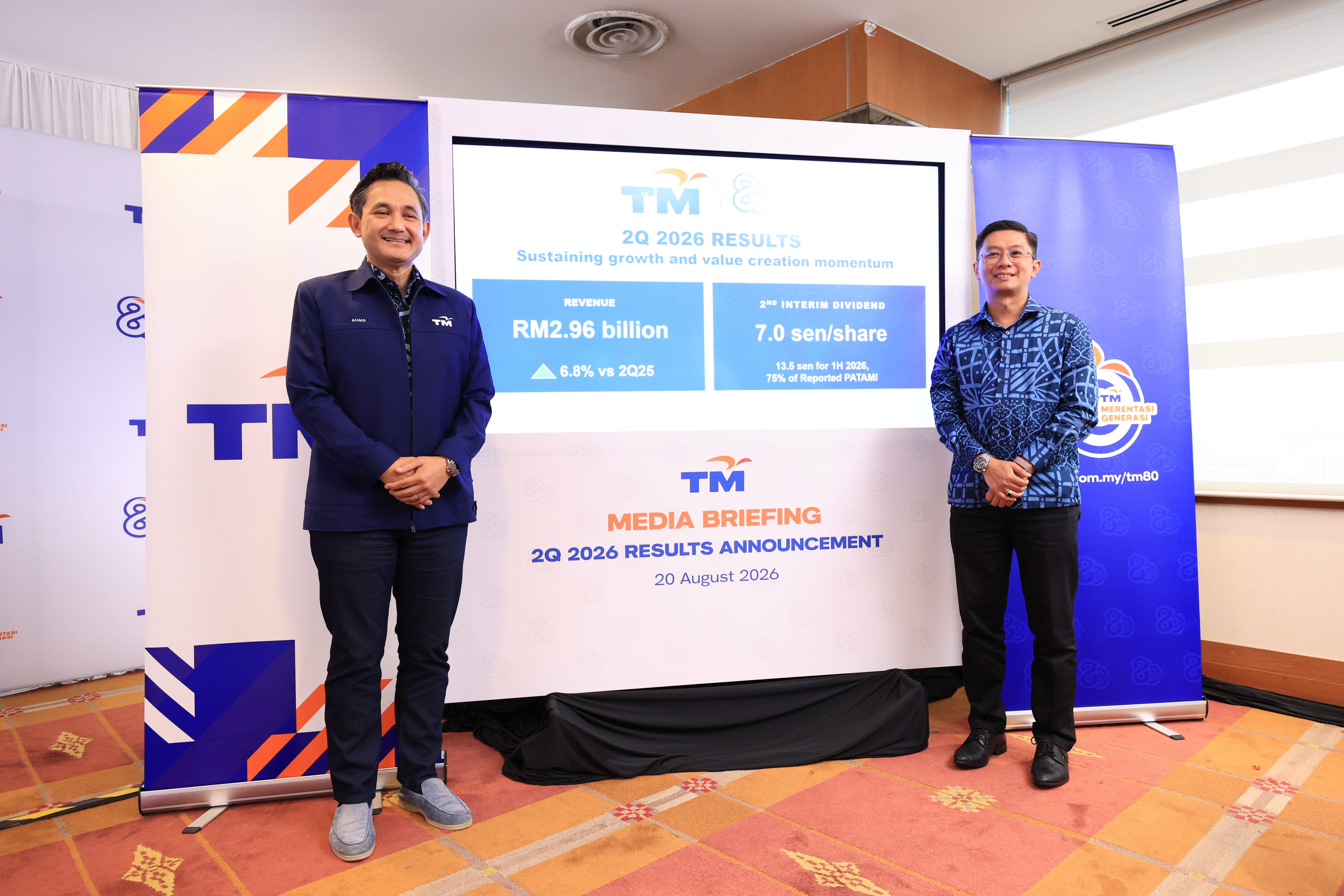 TM SUSTAINS GROWTH AND VALUE CREATION MOMENTUM IN 2Q 2026; REVENUE UP 6 ...