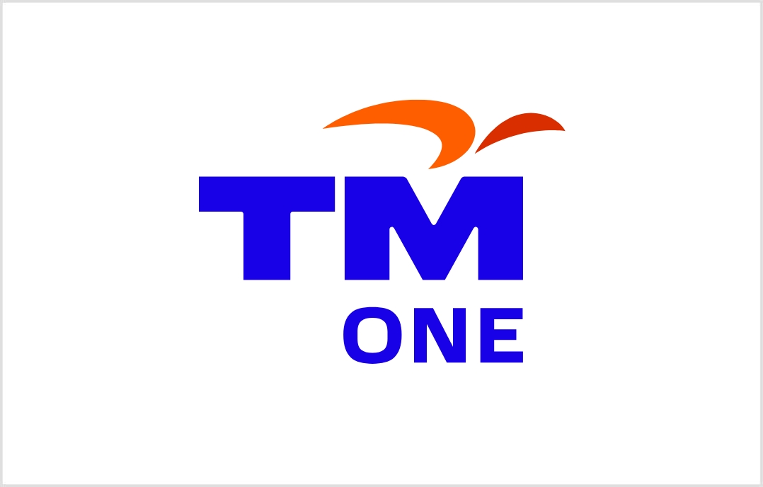 TM One Logo White Variation