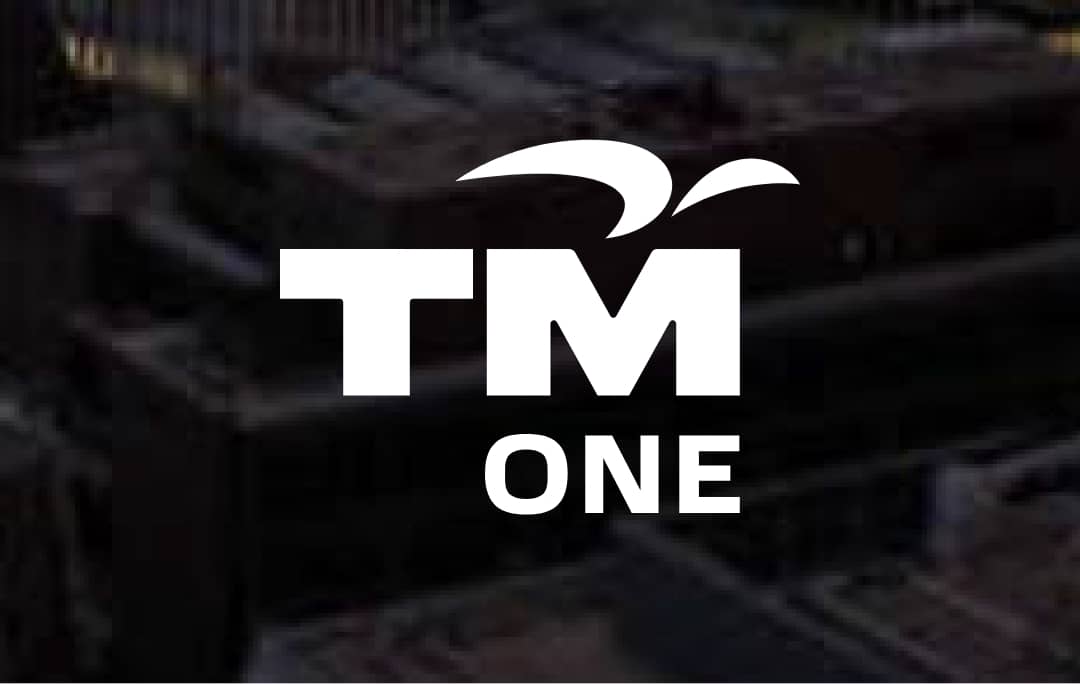 TM One Logo with Dark Background