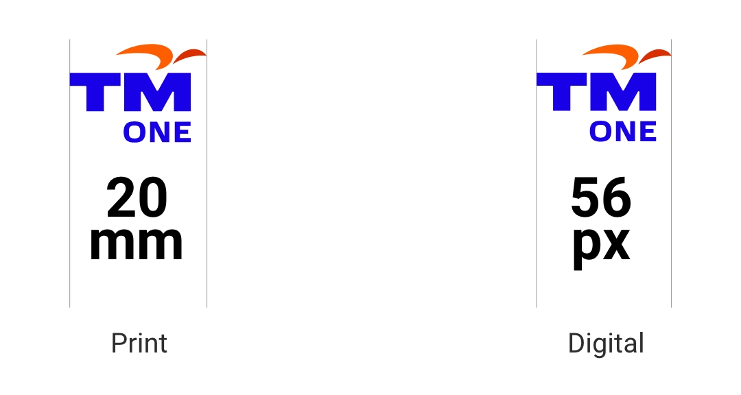 TM One Logo Minimum Size