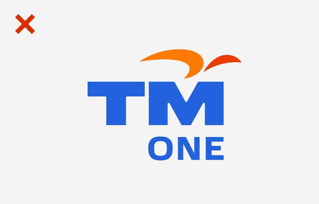 TM One Don't Misuse - Change the colour of the logo