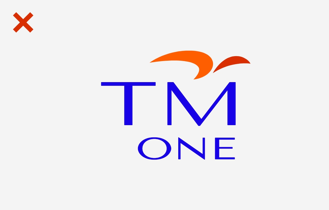 TM One Don't Misuse - Change the typeface