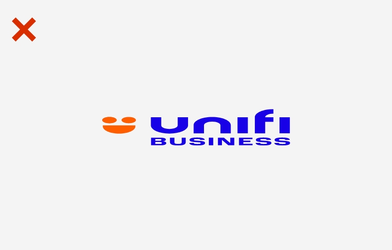 Unifi Don't Misuse - Distort the logo in any way